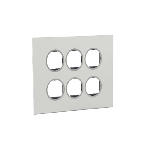 Legrand Arteor White Plate, 2x6 M, 5759 50